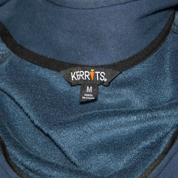 Kerrits Fleece Half Zip Riding Top M Admiral Blue - Picture 7 of 10